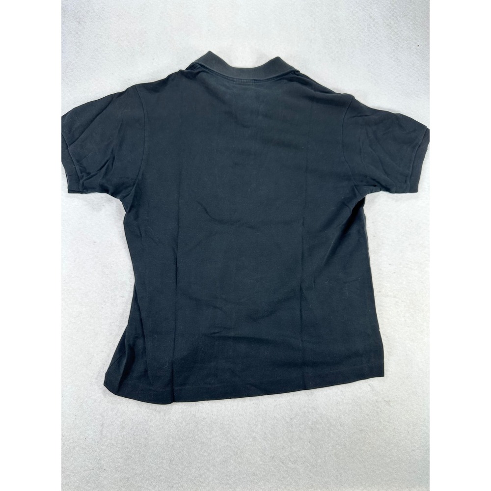 Lacoste Mens Black Cotton Pique Short Sleeve Polo Shirt Size 5 Large - Picture 3 of 6
